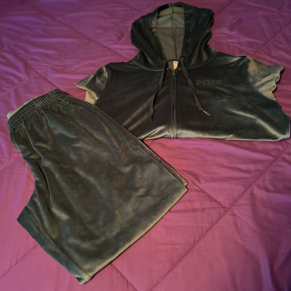 Pink jogging suit